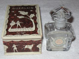 Vintage Guerlain Baccarat Perfume Bottle/box L 
