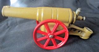 Vintage Cast Iron Big Bang Cannon,  N0.  6f,  9 Inches Long