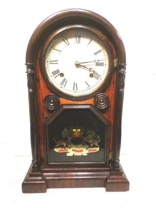 1880 - 1885 Welch,  Spring & Company 8 Day Striking Shelf Clock