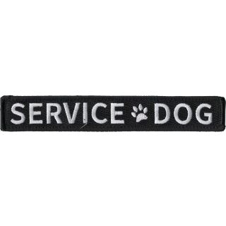 Service Dog W/ Paw Print Patch Hook And Loop Back Vest Therapy Comfort Animal
