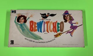 1965 Bewitched Samantha & Endora Board Game Abc Tv 100 Complete