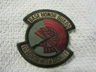Vanguard Air Force Patch: Base Honor Guard - Subdued
