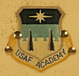 Usaf Us Air Force Academy Usafa Crest Badge Insignia Patch Full Colored