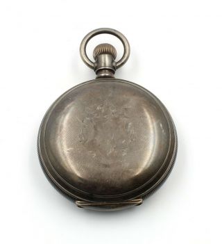 ANTIQUE N.  Y.  STANDARD WATCH CO.  POCKET WATCH SIZE 18S COIN SILVER CASE - 6246 - 6 6