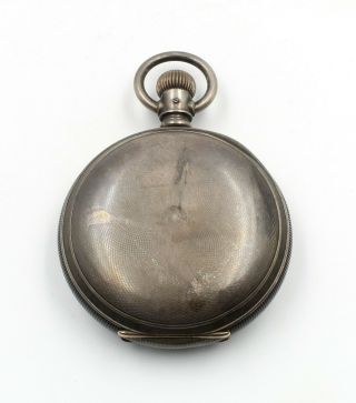 ANTIQUE N.  Y.  STANDARD WATCH CO.  POCKET WATCH SIZE 18S COIN SILVER CASE - 6246 - 6 7