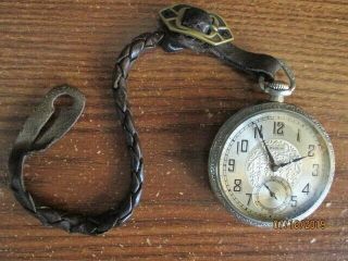 Antique Elgin 16 Sized Fancy Dial Pocket Watch