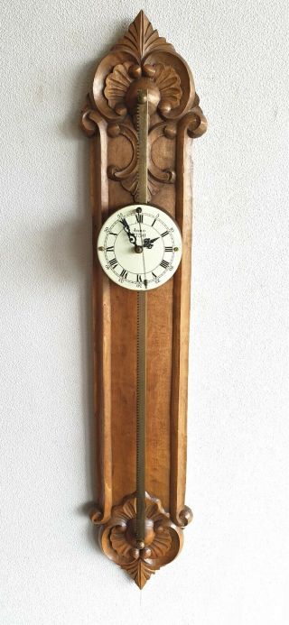 Warmink Clock Gravity Dutch Saw Clock 36 Hour Zaag Klok Rare Vintage