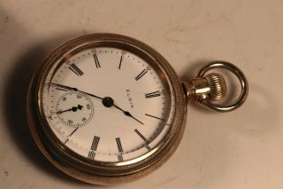 Vintage Elgin Pocket Watch Caliber 288 Model 5 1908 7j 18s