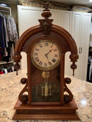 Unknown Maker - Ansonia ?? - Antique Mantle/shelf Clock - Runs
