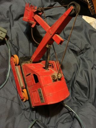 Vintage 1950 ' s Alps K 25 VERY RARE Toy Crane W/Remote One Of First 6