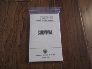 U.  S Department Of The Army Survival Handbook