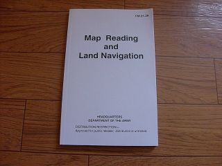 U.  S Department Of The Army Map Reading And Land Navigation Handbook