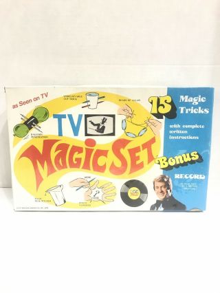 1975 Tv Magic Tricks Set Mystery Products Inc Marshall Brodien