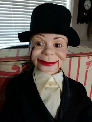 Vintage 1968 Juro Novelty Charlie McCarthy Ventriloquist Dummy Doll & Org.  Box 2
