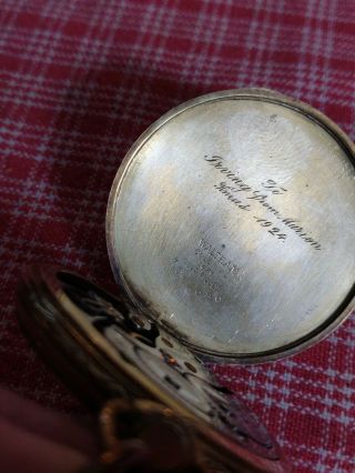 1924 Col.  b 12 s 17 jewel Royal Waltham pocket Watch Gold Filled Case - - 7