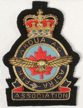 Rcaf Bullion Patch / Royal Canadian Air Force /qc