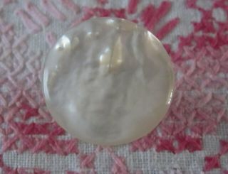 Vintage Antique Mother of Pearl and Bovine Bone Thread Spool Sewing 3