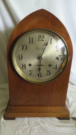 Antique Seth Thomas Beehive 4 - Bell Sonora Chime Clock