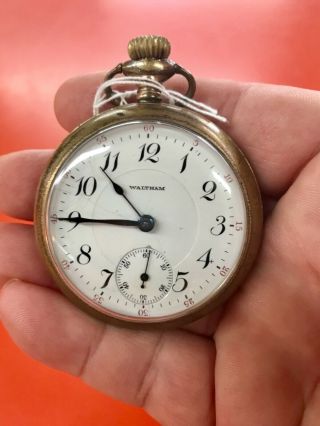 Vintage American Waltham Watch Co.  Pocket Watch 14198498 17 Jewel