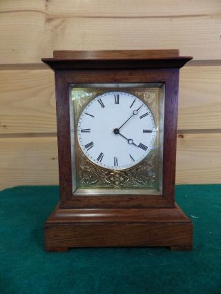 Bracket/mantle Miniature Clock Fully Serviced Circl 1890s?