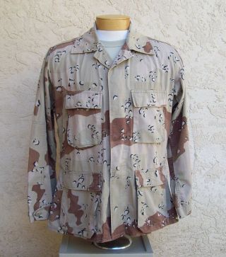 Us Army Coat,  Bdu Shirt,  6 Colour Desert Camo Size: Large / Reg