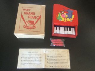 Schoenhut 120 Baby Grand 20 Key Piano Wood Toy Doll Size & Box Japan