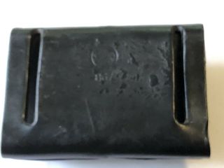 Vintage Black Smith & Wesson B67 Ammo Belt Slide Double Pouch 2