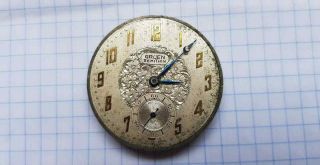 Antique Pocket Watch Movement - Gruen 12s,  15 Jewels,  Runs