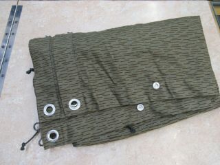 East German Zeltbahn Shelter Half Poncho Rain Drop Pattern Camo Nva Ddr