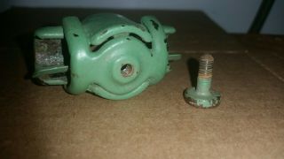 Antique Vintage OC White Industrial Work Light Knuckle Joint Knuckle Lamp Part 5