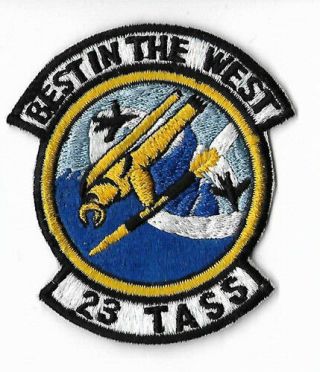 Us Air Force Theatre Made 23rd Tass Squadron Patch