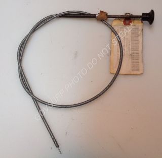 Mb Gpw Ford Willys M151 M715 M37 Jeep Choke Cable Nos 7409267 2590 - 00 - 618 - 4184