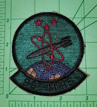 Authentic Usaf,  96th Mms Munitions Maintenance Squadron Patch