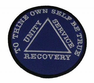 Alcoholics Anonymous Aa To Thine Own Self Be True Patch Unity Service Recovery