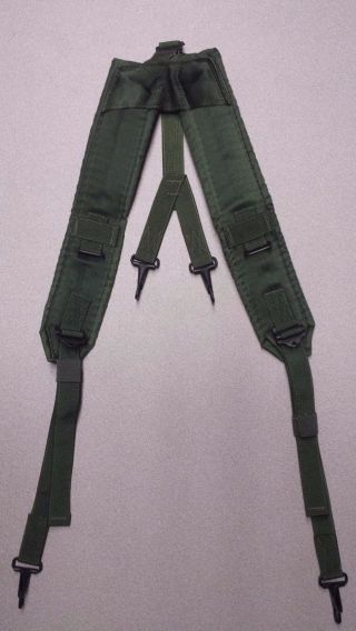 Excel Us Military Lc - 1 2 Alice Suspenders Web Belt Green Y Straps Load Bearing