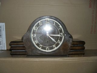Vintage Art Deco Mantle Clock With Westminster Chime