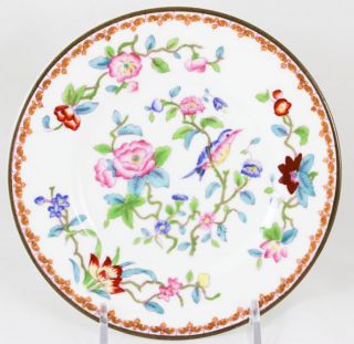 Set 6 Hand Enameled Bread Side Plates Coalport Bone China Pembroke Smooth 6316