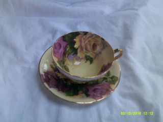 Stanley Bone China Cup & Saucer With Roses
