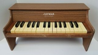 Vintage Jaymar Childs Wood Toy Piano Usa 1950 