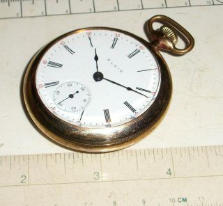 Elgin National Antique American Pocket Watch Grade 208 Circa 1903