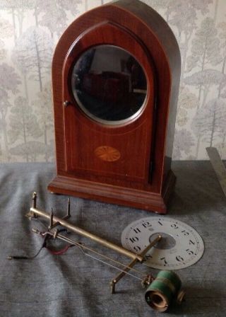 Antique Bulle Clock To Rebuild & Restore 39x26x13cm Overall.