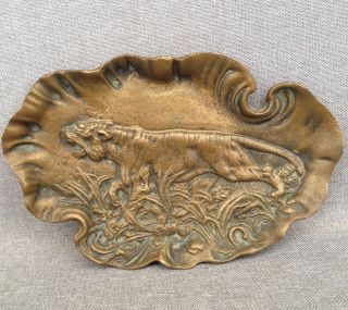 Antique french ashtray made of bronze early 1900 