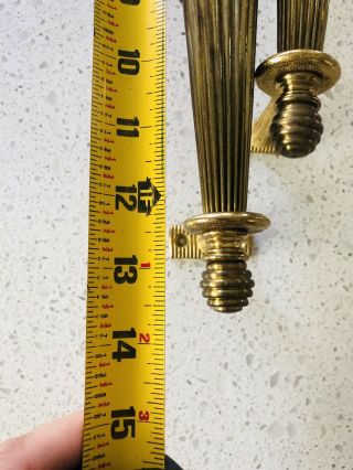Large European Door Handle Knob Vintage Doorknob Pulls,  Push Handle Brass Crystal 5