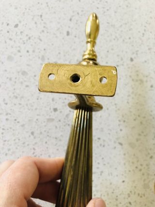 Large European Door Handle Knob Vintage Doorknob Pulls,  Push Handle Brass Crystal 8