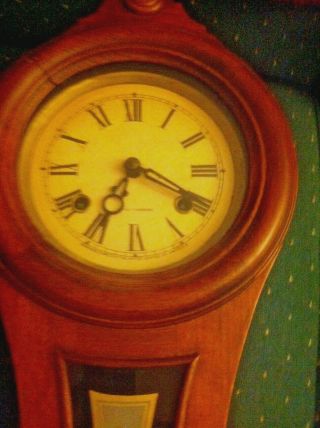 Antique Seth Thomas BANJO Wall Clock.  NEEDS A CLOCK EXPERT.  tweek it to life 2