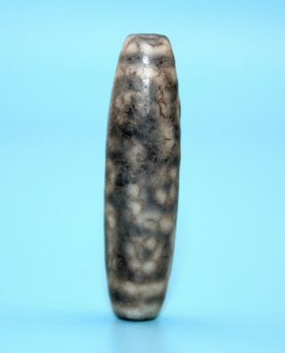 51 13 Mm Antique Dzi Agate Old 9 Eyes Bead From Tibet