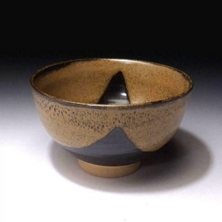 WQ5: Vintage Japanese Pottery Tea bowl by Famous potter,  Sozan Mandai 2