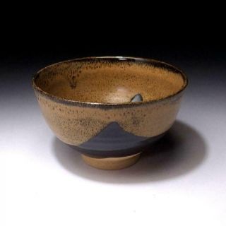 WQ5: Vintage Japanese Pottery Tea bowl by Famous potter,  Sozan Mandai 5