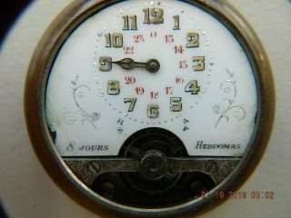 Vintage Jours Hebdomas Pocket Watch Or Restoration