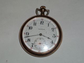Rare Illinois 15 Jewels Pocket Watch Open Face Dueber Case 2208940